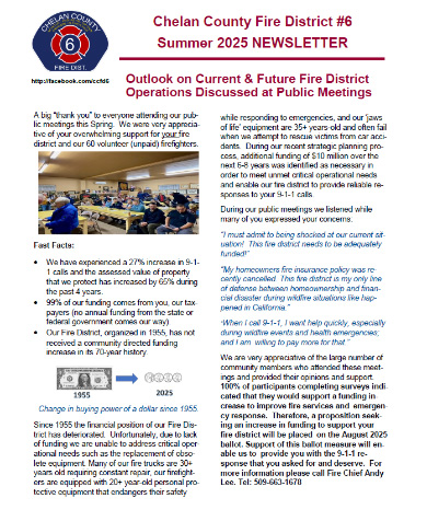 fire district newsletter